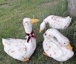 Schnittmuster für alle 3 Gänse Die Normale, Kopf runter, Die Verdrehte